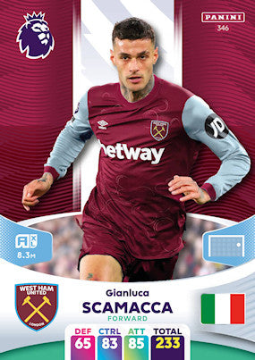 Scamacca (West Ham United - Forward) - Adrenalyn XL 2024