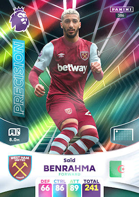 Benrahma (West Ham United - Precision) - Adrenalyn XL 2024