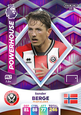 Berge (Sheffield United - Powerhouse) - Adrenalyn XL 2024