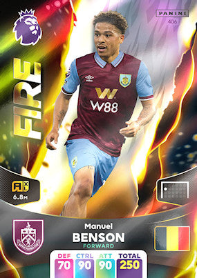 Benson (Burnley - Fire) - Adrenalyn XL 2024