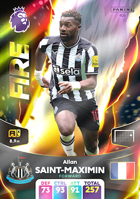 Saint-Maximin (Newcastle United - Fire) - Adrenalyn XL 2024
