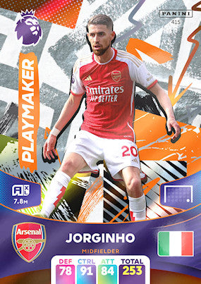 Jorginho (Arsenal - Playmaker) - Adrenalyn XL 2024