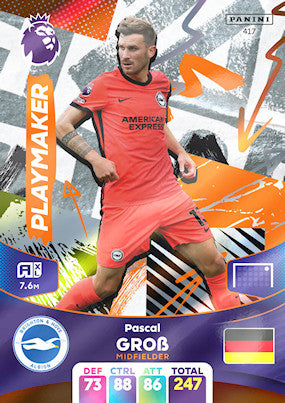 Gross (Brighton & Hove Albion - Playmaker) - Adrenalyn XL 2024