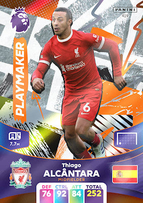 Thiago (Liverpool - Playmaker) - Adrenalyn XL 2024