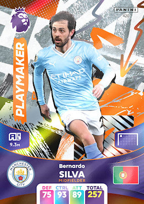 Silva (Manchester City - Playmaker) - Adrenalyn XL 2024