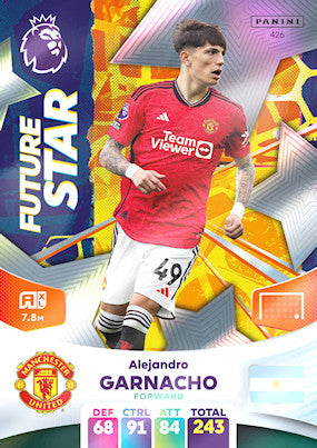 Garnacho (Manchester United - Future Star) - Adrenalyn XL 2024