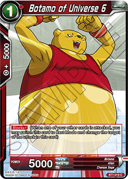 Botamo of Universe 6 BT1-019