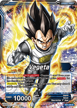 Vegeta // Super Saiyan Blue Vegeta BT1-028