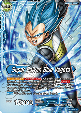 Vegeta // Super Saiyan Blue Vegeta BT1-028