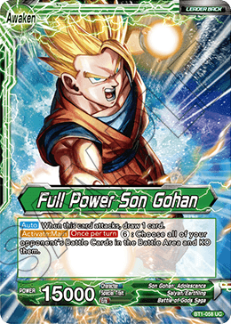 Son Gohan // Full Power Son Gohan BT1-058
