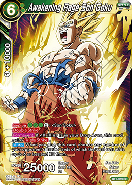 Awakening Rage Son Goku BT1-059