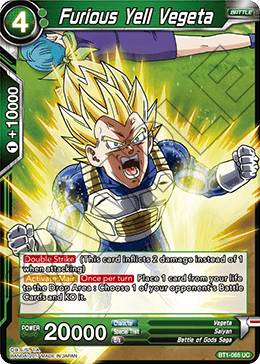 Furious Yell Vegeta BT1-065