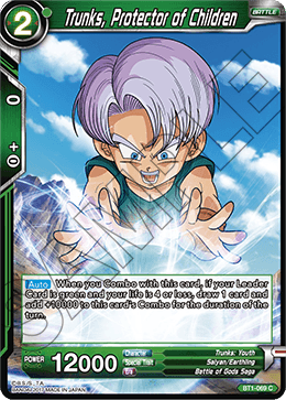 Trunks, Protector of Children BT1-069