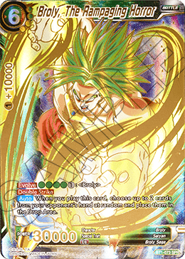 Broly, The Rampaging Horror BT1-073 (Special Rare)