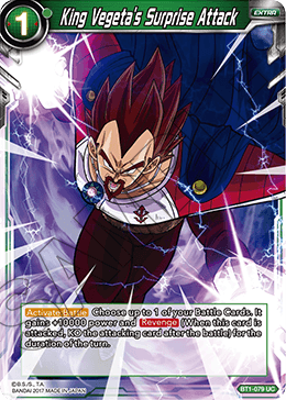 King Vegeta's Surprise Attack BT1-079