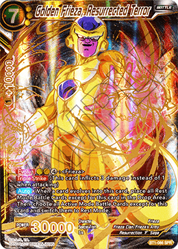 Golden Frieza, Resurrected Terror BT1-086 (Special Rare)
