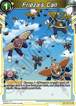 Frieza's Call BT1-109