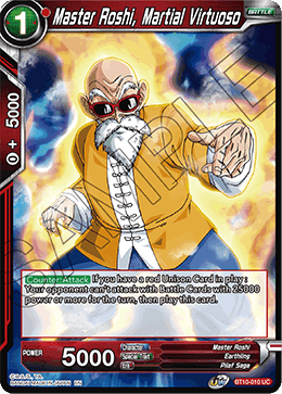 Master Roshi, Martial Virtuoso BT10-010