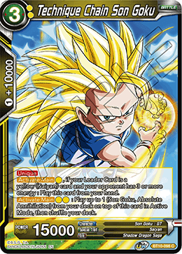 Technique Chain Son Goku BT10-098