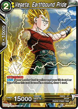 Vegeta, Earthbound Pride BT10-106