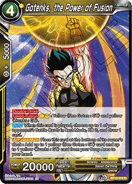 Gotenks, the Power of Fusion BT10-112
