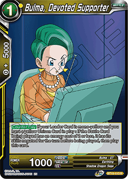 Bulma, Devoted Supporter BT10-113