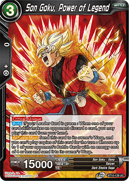 Son Goku, Power of Legend BT10-128
