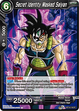 Secret Identity Masked Saiyan BT10-140