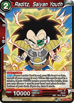 Raditz, Saiyan Youth BT11-005
