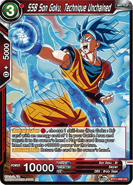 SSB Son Goku, Technique Unchained BT11-006