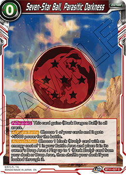 Seven-Star Ball, Parasitic Darkness BT11-027