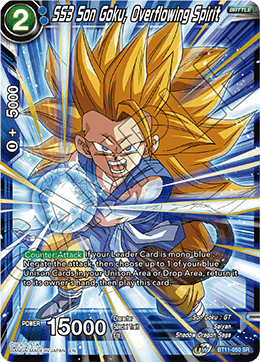 SS3 Son Goku, Overflowing Spirit BT11-050