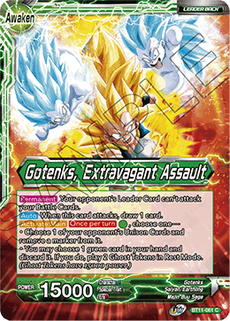 Gotenks // Gotenks, Extravagant Assault BT11-061