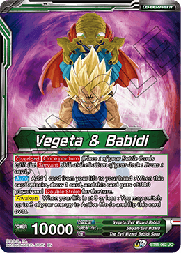 Vegeta & Babidi // Babidi & Prince of Destruction Vegeta, Mightiest Majin BT11-062