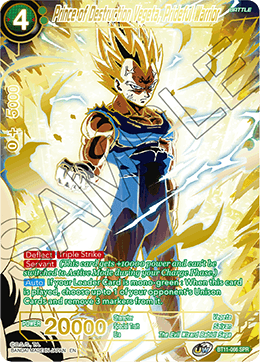 Prince of Destruction Vegeta, Prideful Warrior BT11-066 (Special Rare)