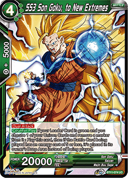 SS3 Son Goku, to New Extremes BT11-074