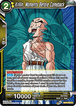 Krillin, Moments Before Comeback BT11-097