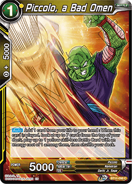 Piccolo, a Bad Omen BT11-098