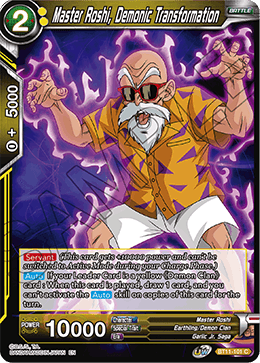 Master Roshi, Demonic Transformation BT11-101