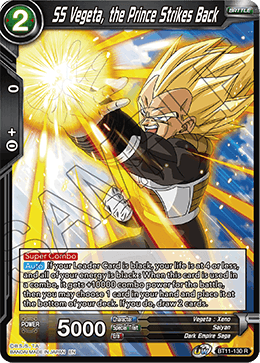 SS Vegeta, the Prince Strikes Back BT11-130