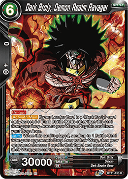 Dark Broly, Demon Realm Ravager BT11-133