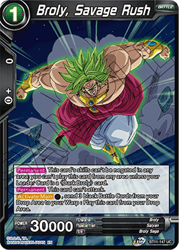 Broly, Savage Rush BT11-147