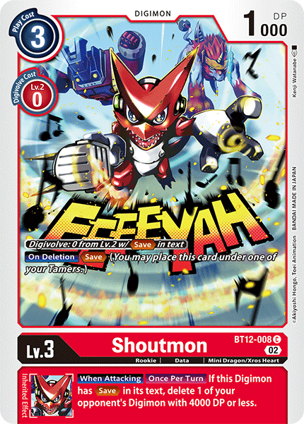 Shoutmon BT12-008