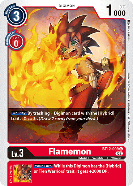 Flamemon BT12-009