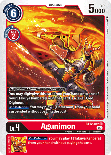 Agunimon BT12-012