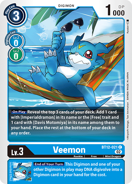 Veemon BT12-021
