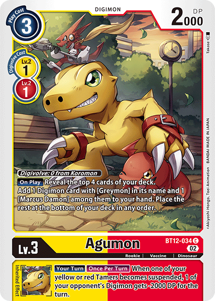 Agumon BT12-034