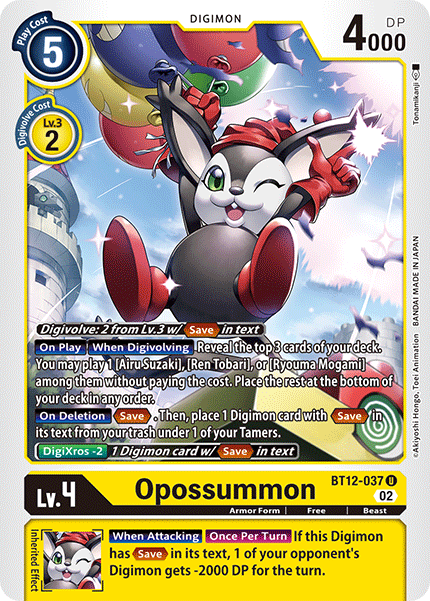 Opossummon BT12-037