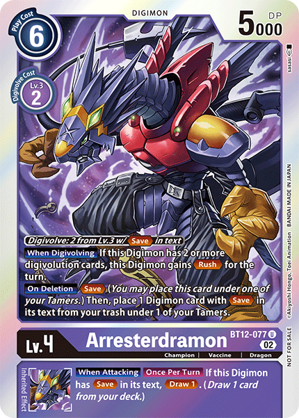 Arresterdramon BT12-077 (Box Topper)