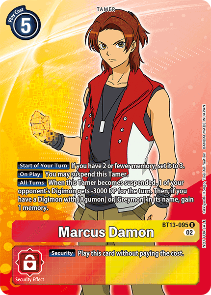 Marcus Damon BT13-095 (Alternate Art)
